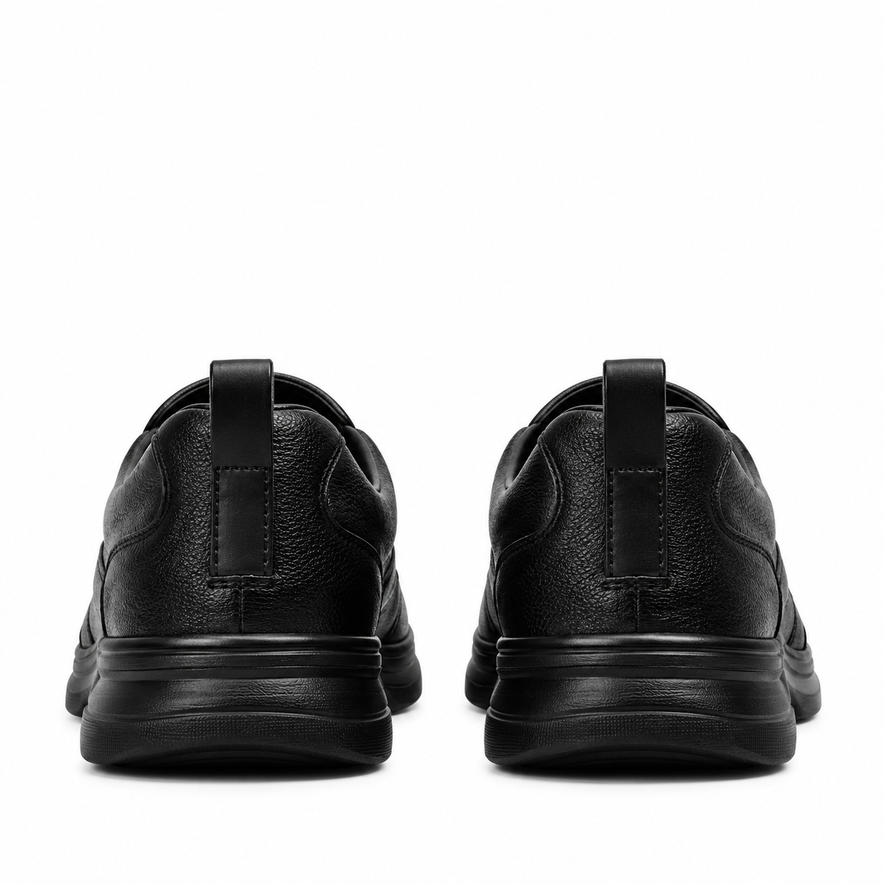 Full Grain Leather - The Ease Glide Slip-in Shoes 515BK
